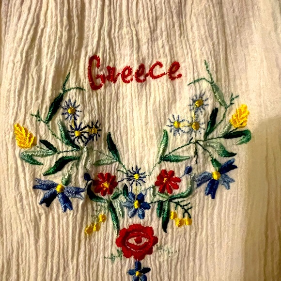 100 percent cotton girls dress made in greece - Picture 5 of 7